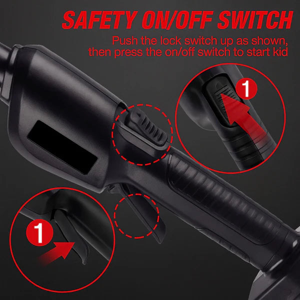 Better Gardens™ | 2-in-1 Mini Chainsaw – Extendable + 2 Free Batteries