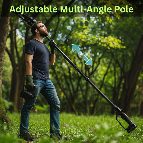 Better Gardens™ | 2-in-1 Mini Chainsaw – Extendable + 2 Free Batteries